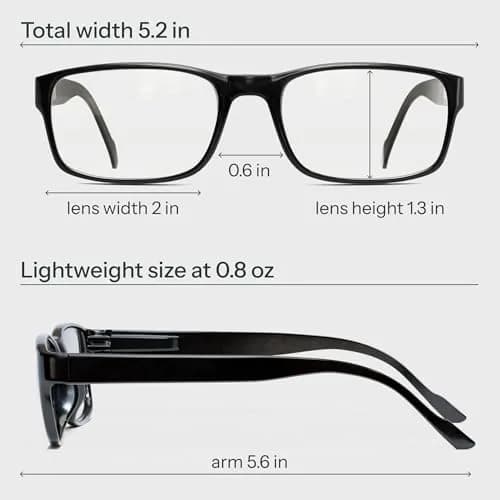 Gaoye 1.25x Blue Light Blocking Reading Glasses 5-Pack | Lightweight TR90 Frame thumbnail 7
