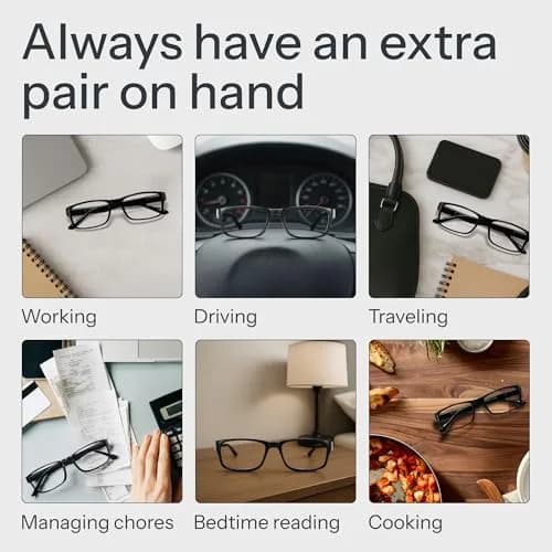 Gaoye 1.25x Blue Light Blocking Reading Glasses 5-Pack | Lightweight TR90 Frame thumbnail 8