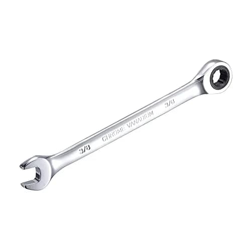 uxcell 3/8 Inch Ratcheting Combination Wrench 12 Point | Durable Chrome Vanadium Alloy thumbnail 5