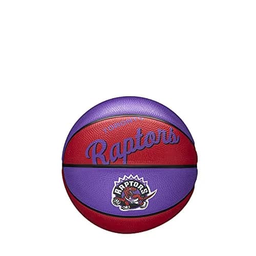 WILSON NBA Team Retro Mini Basketball - Toronto Raptors | Official NBA Mini Ball for Fans & Collectors thumbnail 1