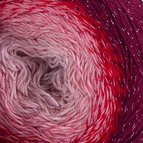 YarnArt Flowers Moonlight Gradient Cotton Acrylic Yarn 250g | Shiny Multicolor Crochet & Knitting Yarn thumbnail 2