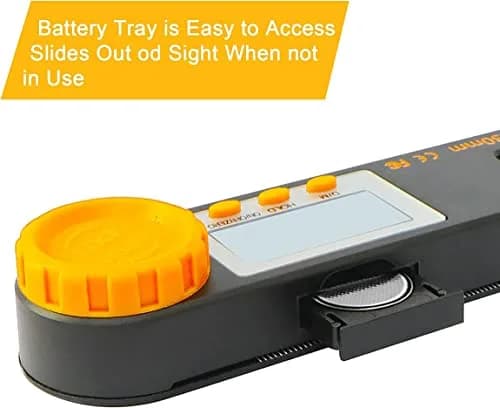 Rainyb Digital Angle Finder Tool 7inch (177.8mm) with Dual Scales | Accurate Angle & Length Measurement for Carpenters thumbnail 5