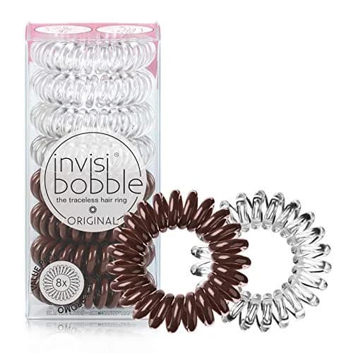invisibobble Original Traceless Spiral Hair Ties 8 Count (Pack of 1) | Gentle Grip for All Hair Types thumbnail 1