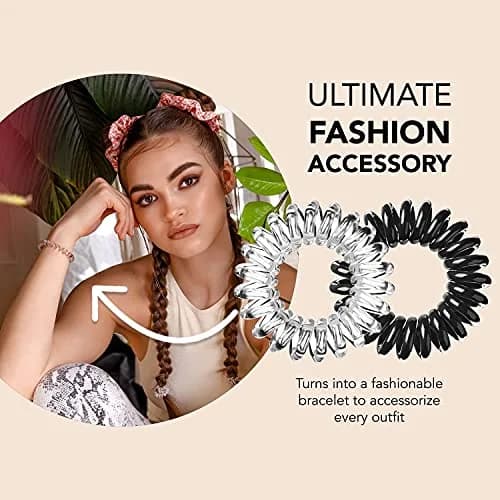 invisibobble Original Spiral Hair Ties 8 Pack | Traceless, Gentle & Strong Grip for Thick Hair thumbnail 5