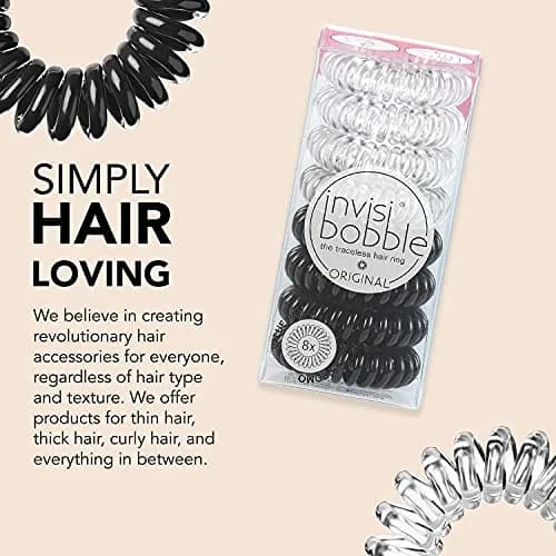invisibobble Original Spiral Hair Ties 8 Pack | Traceless, Gentle & Strong Grip for Thick Hair thumbnail 6