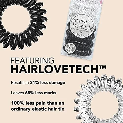 invisibobble Original Spiral Hair Ties 8 Pack | Traceless, Gentle & Strong Grip for Thick Hair thumbnail 4