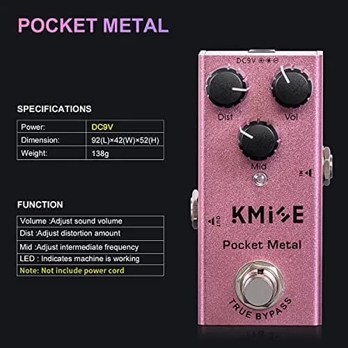 lotmusic Analog Chorus Electric Guitar Effects Pedal 52mm (2.05in) | True Bypass thumbnail 4