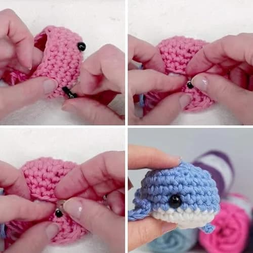 Vanblue 6mm Safety Eyes with Washers (260PCS) | Plastic Craft Eyes for Amigurumi, Stuffed Animals, Crochet Toys thumbnail 5