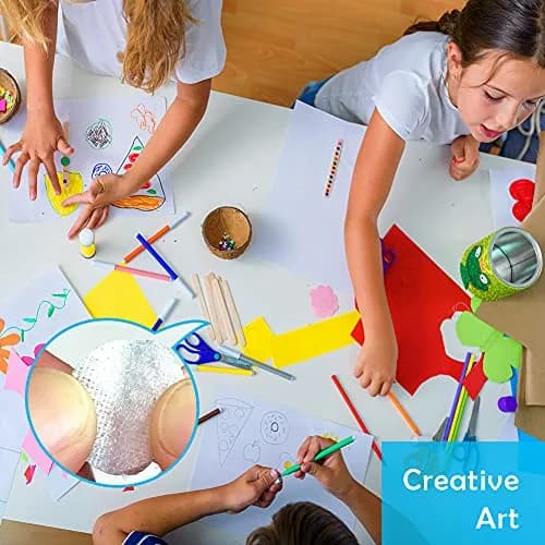 Hiisea White 1000pcs Hook & Loop Self Adhesive Dots | Classroom & Craft Use thumbnail 7
