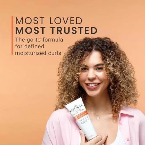CURLSMITH Weightless Air Dry Cream Leave-In Conditioner 473ml (16 Fl Oz) | For Curly Hair thumbnail 4