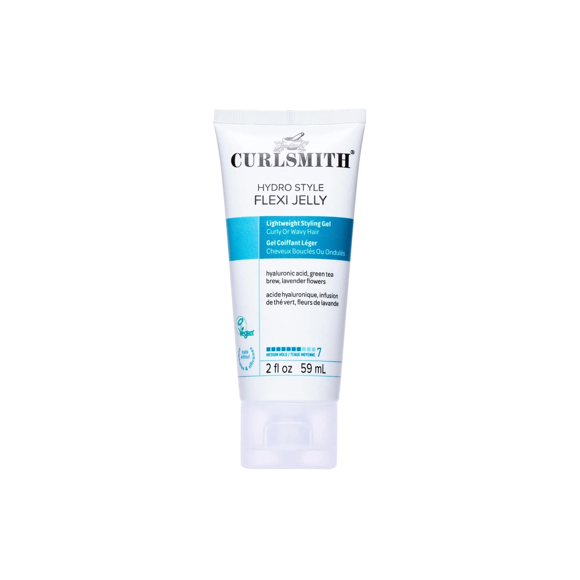 CURLSMITH Hydro Style Flexi Jelly Medium Hold Gel for Curls 59ml (2 fl oz) | Vegan & Cruelty-Free - main product image