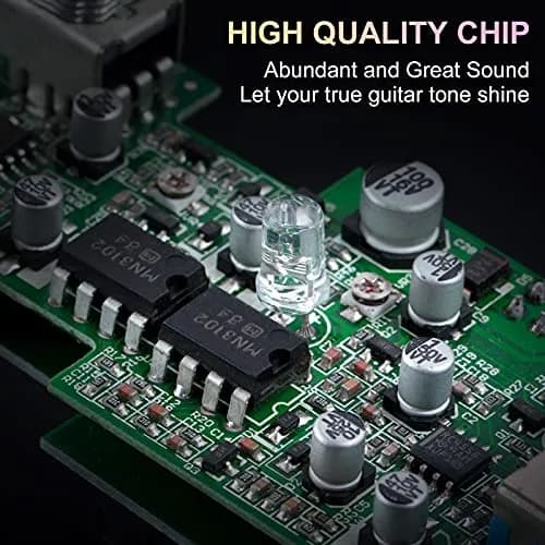 lotmusic Roll Boost Electric Guitar Effects Pedal Analog Chorus Mini Stompbox | Integrated Noise Reduction thumbnail 4