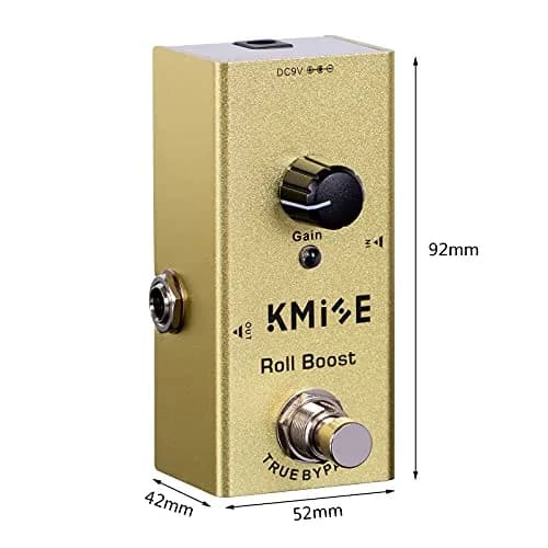 lotmusic Roll Boost Electric Guitar Effects Pedal Analog Chorus Mini Stompbox | Integrated Noise Reduction thumbnail 7