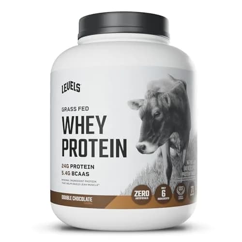 Levels Whey Protein Powder Double Chocolate 2.27 kg (5 lb) | 24g Protein per Scoop thumbnail 1