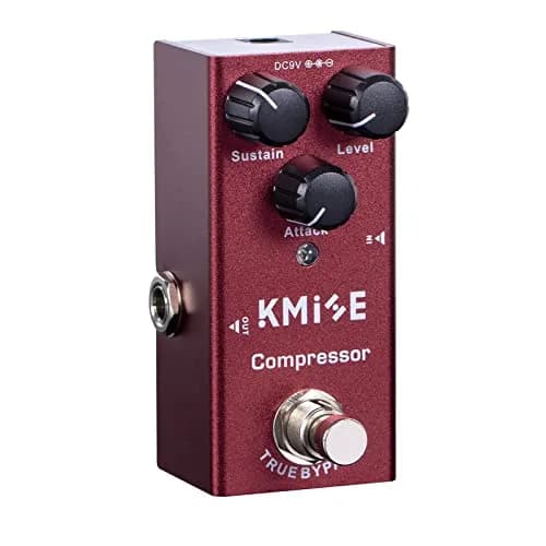 lotmusic Kmise Compressor Electric Guitar Effect Pedal,True Bypass,Tip‑Negative | Noise Reduction & Signal Clarity thumbnail 1