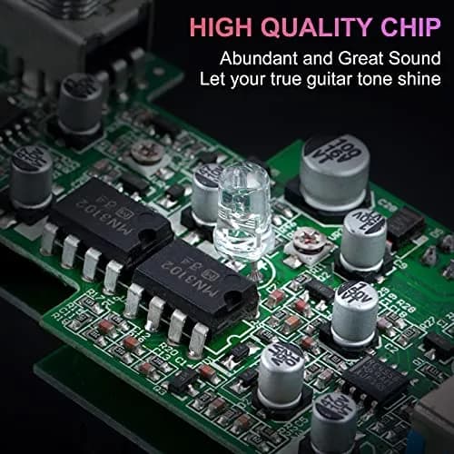 lotmusic Kmise Compressor Electric Guitar Effect Pedal,True Bypass,Tip‑Negative | Noise Reduction & Signal Clarity thumbnail 5