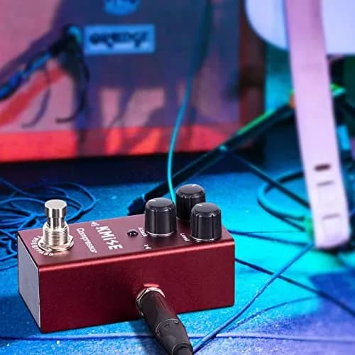 lotmusic Kmise Compressor Electric Guitar Effect Pedal,True Bypass,Tip‑Negative | Noise Reduction & Signal Clarity thumbnail 8