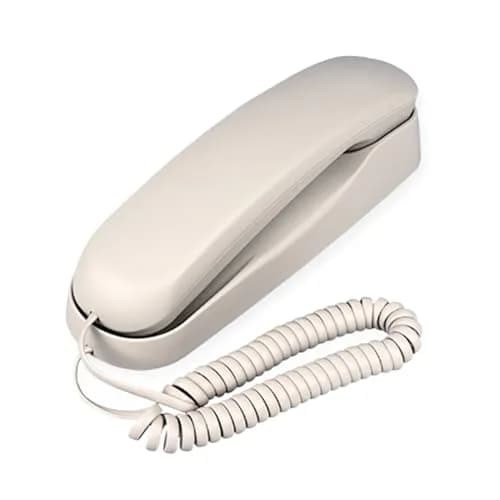 TelPal Corded White Wall Phone | Simple Analog Landline for Seniors & Home thumbnail 1