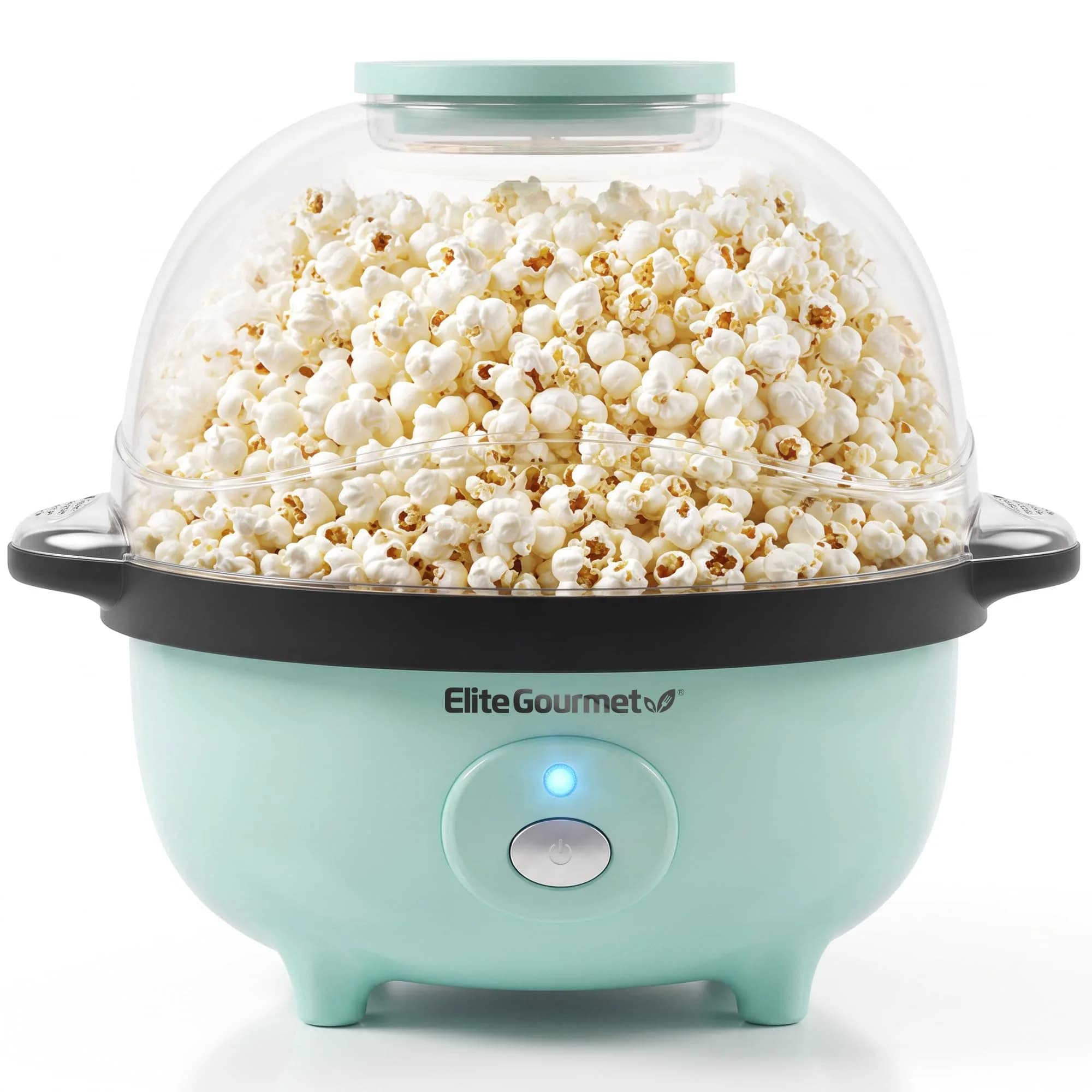 Elite Gourmet EPM330M Automatic Stirring 12 Cup Popcorn Maker, Mint | Fast Pop & Easy Cleanup - main product image