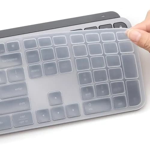 MUBUY-GOL Clear Silicone Keyboard Cover for Logitech MX Keys S/MX Keys Advanced/Craft | Ultra Thin thumbnail 4