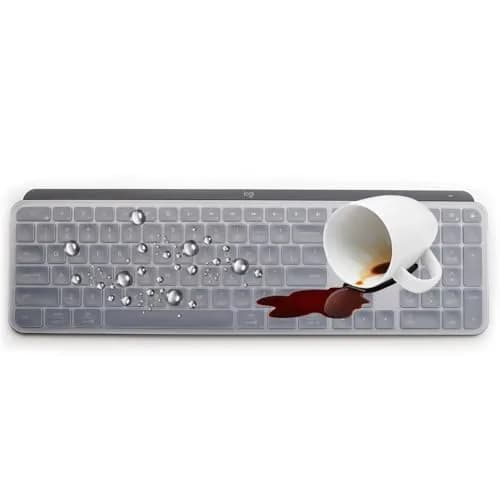 MUBUY-GOL Clear Silicone Keyboard Cover for Logitech MX Keys S/MX Keys Advanced/Craft | Ultra Thin thumbnail 6