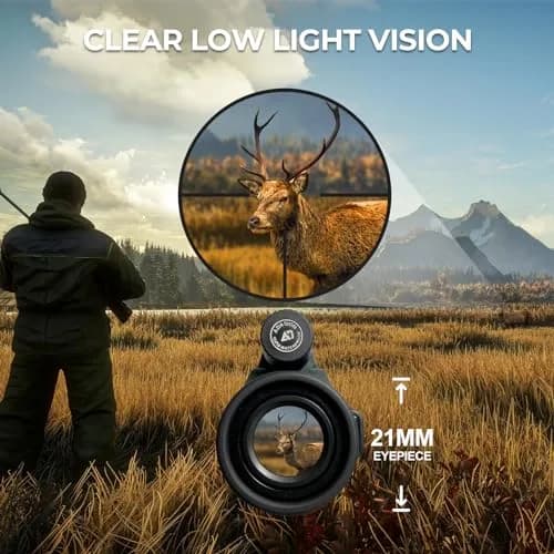 Adasion 12x56 Monocular for Adults | High Powered, Phone Adapter & Tripod for Bird Watching & Outdoor Use thumbnail 2