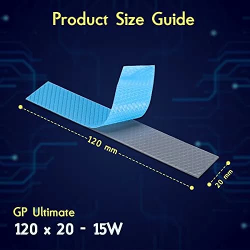 Gelid Solutions GP-Ultimate Thermal Pad 120x20x2.0mm | 15W/mK High Conductivity thumbnail 4