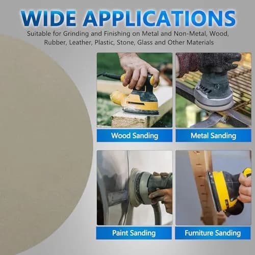 VIBRATITE 3000 Grit 5 Inch Hook & Loop Sanding Discs, 70PCS | Extra Fine Silicon Carbide for Wet/Dry Sanding thumbnail 7