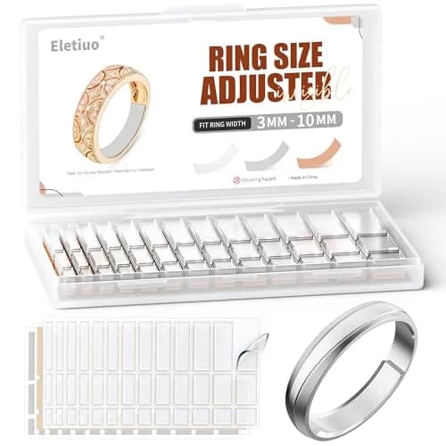 ELETIUO Ring Size Adjuster Invisible Reducer for Loose Rings, 234 Pcs | Fits 3-10mm Bands thumbnail 1