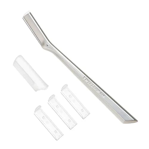 Tweezerman Stainless Steel Facial Razor with 3 Replacement Blades | Allure Best of Beauty 2023 Winner thumbnail 1