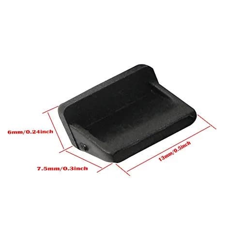 GINTOOYUN 50pcs USB Anti Dust Cap for USB Type A Female Port | Silicone Dustproof Cover (13mm x 7.5mm x 6mm) thumbnail 6