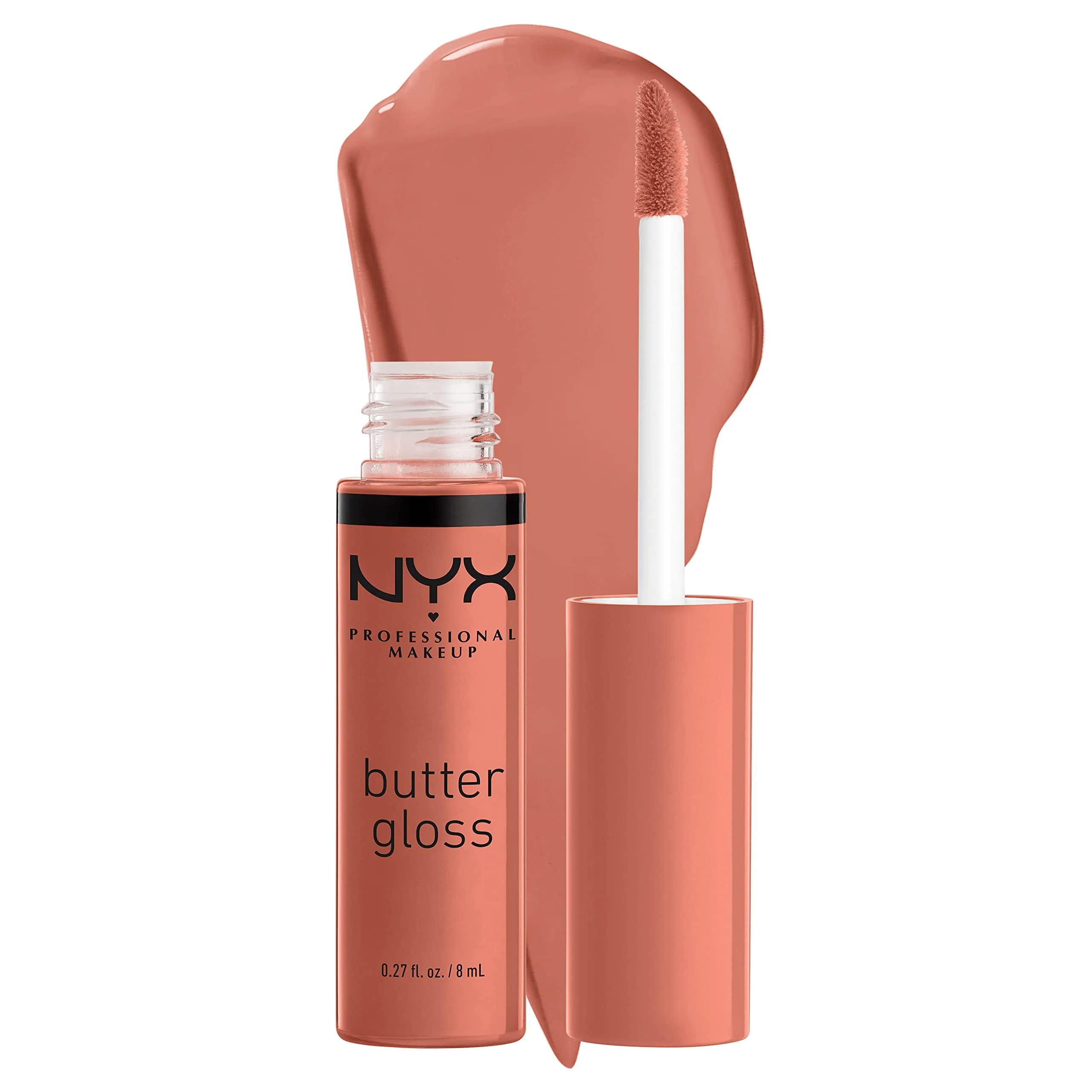 NYX PROFESSIONAL MAKEUP Butter Gloss Brown Sugar, Sugar High | 8 ml (0.27 Fl Oz)
