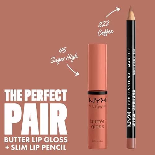 NYX PROFESSIONAL MAKEUP Butter Gloss Brown Sugar, Sugar High | 8 ml (0.27 Fl Oz) thumbnail 4