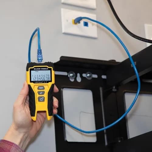 Klein Tools LAN Scout Jr Cable Tester Ethernet Cable Tester Kit | Versatile, Compact & Professional-Grade Testing thumbnail 5