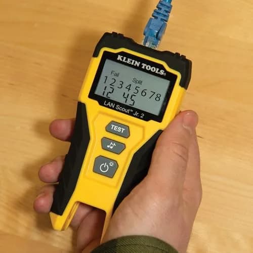 Klein Tools LAN Scout Jr Cable Tester Ethernet Cable Tester Kit | Versatile, Compact & Professional-Grade Testing thumbnail 7