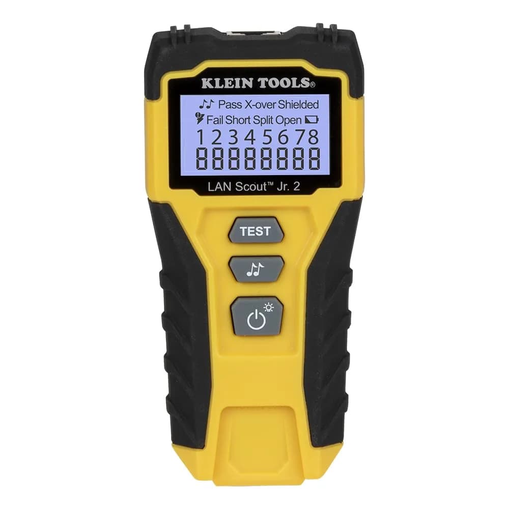 Klein Tools LAN Scout Jr Cable Tester Ethernet Cable Tester Kit | Versatile, Compact & Professional-Grade Testing - main product image