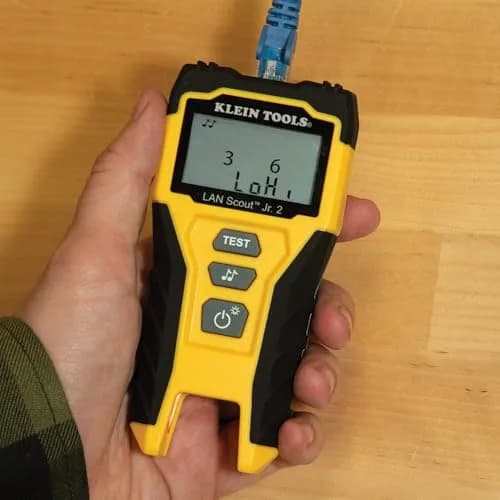 Klein Tools LAN Scout Jr Cable Tester Ethernet Cable Tester Kit | Versatile, Compact & Professional-Grade Testing thumbnail 8