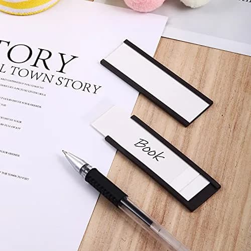 Outus Magnetic Label Holders 1 x 3 Inch | Reusable Magnetic Labels for Metal Racks & Shelves thumbnail 6