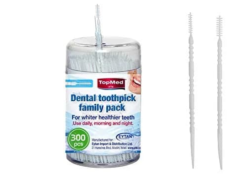 TOPMED ETS Toothpicks Hygiene Sticks 600 Count | High-Quality Plastic & Nylon, Reusable, Oral Care thumbnail 4
