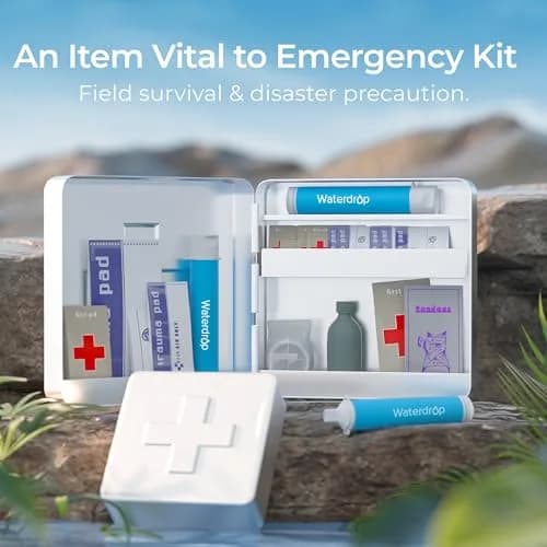 Waterdrop Portable Water Filter Straw 1400 Gallons (5300 Liters) | Camping Water Filter with 0.1 Micron Filtration thumbnail 9