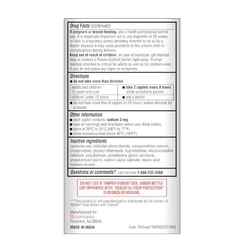 A+Health Dual Action Pain Relief Caplets 120 ct | Dye-Free, Fast-Acting, 8-Hour Relief thumbnail 7