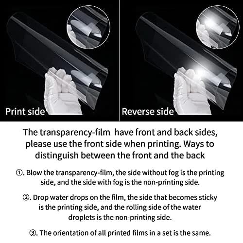 UOKHO Inkjet Transparency Film 60 Sheets | 100% Clear Acetate Sheets for Crafts thumbnail 5