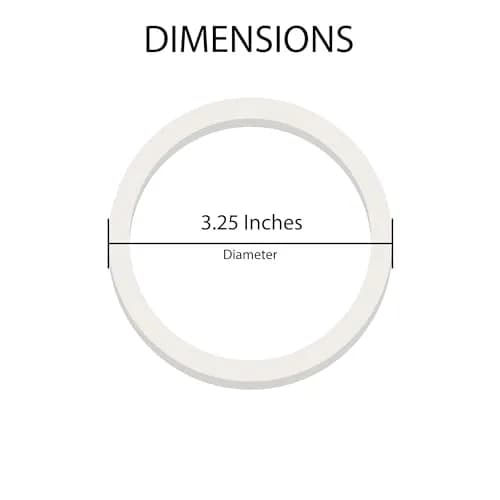 Fino Replacement Gasket for 9-Cup Stovetop Espresso Maker, Silicone, Set of 4 | Keeps Your Coffee Maker Brewing Like New thumbnail 3