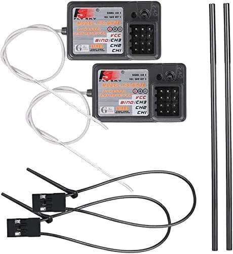 GLOBACT Flysky FS-GR3E Receiver 2.4GHz 3CH for RC Cars & Boats | Stable, Interference-Free, 100-200m Range thumbnail 2