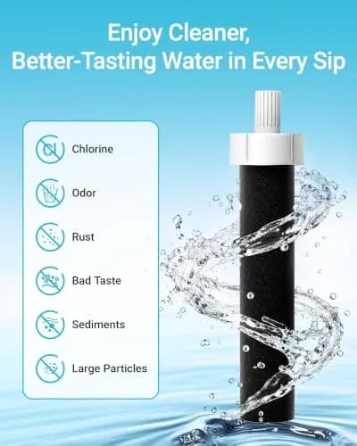 AQUA CREST Water Bottle Filter Replacement for Brita BB06 6 Count (Pack of 1) | Reduces Chlorine, Taste & Odor thumbnail 3