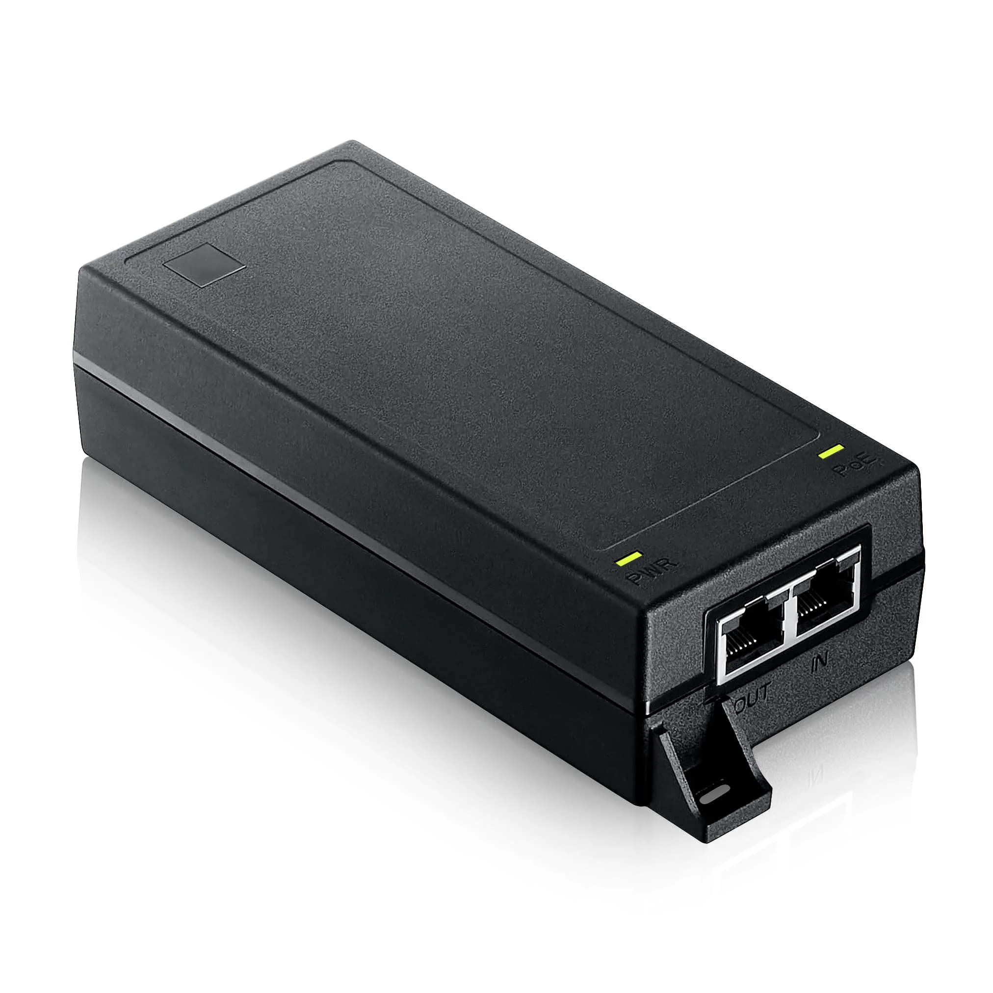 Zyxel Single 1-2.5-10G MultiGig 802.3bt PoE++ Injector [POE12-60W] | 60W MultiGig PoE++ Injector for Networking - main product image