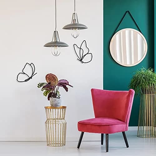 Hotop Butterfly Wall Art Set of 5 | Metal Decor for Indoor & Outdoor Spaces thumbnail 6