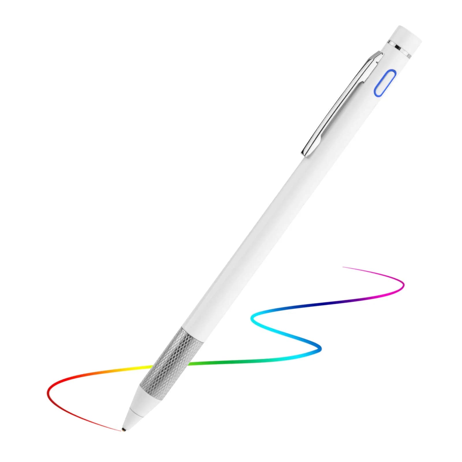 Minilabo Stylus for Lenovo Chromebook Duet 3/5/11 Pen, Pink | Precise Active Stylus with Fine Tip — White