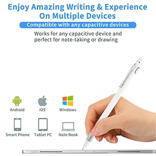 Minilabo Stylus for Lenovo Chromebook Duet 3/5/11 | Ultra Fine Tip Active Digital Pen, White thumbnail 5