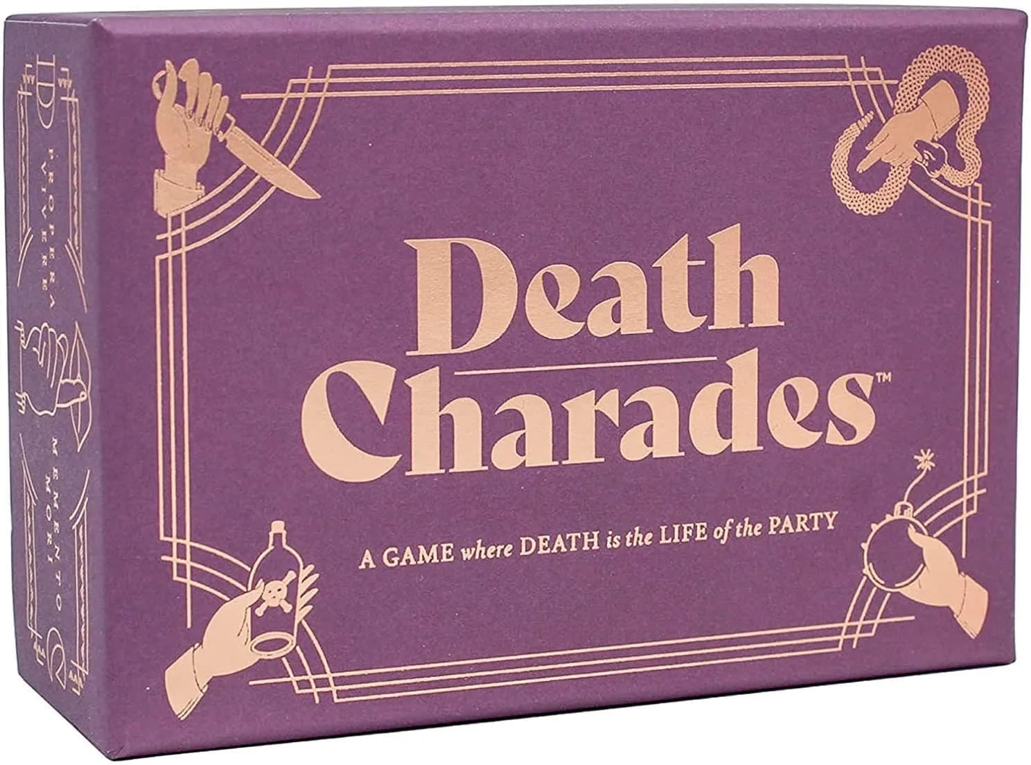 Death Charades Silly Party Card Game | 45-Second Rounds for Ages 13+ — Multicolor